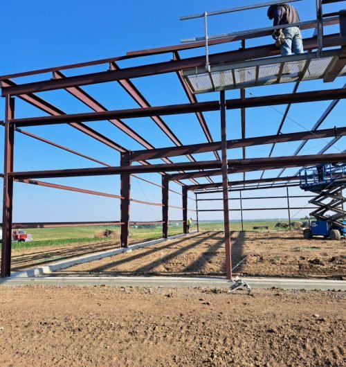 Steel Building Erection by NMG Contracting
